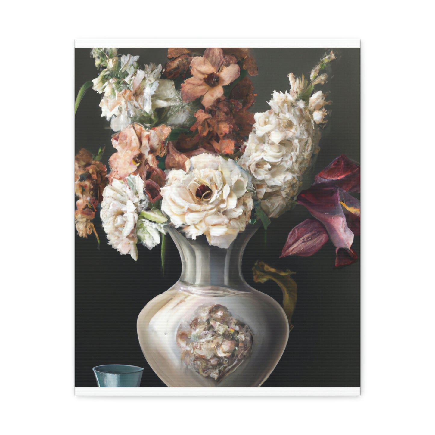 Tender Blooms Brushed. - Canvas