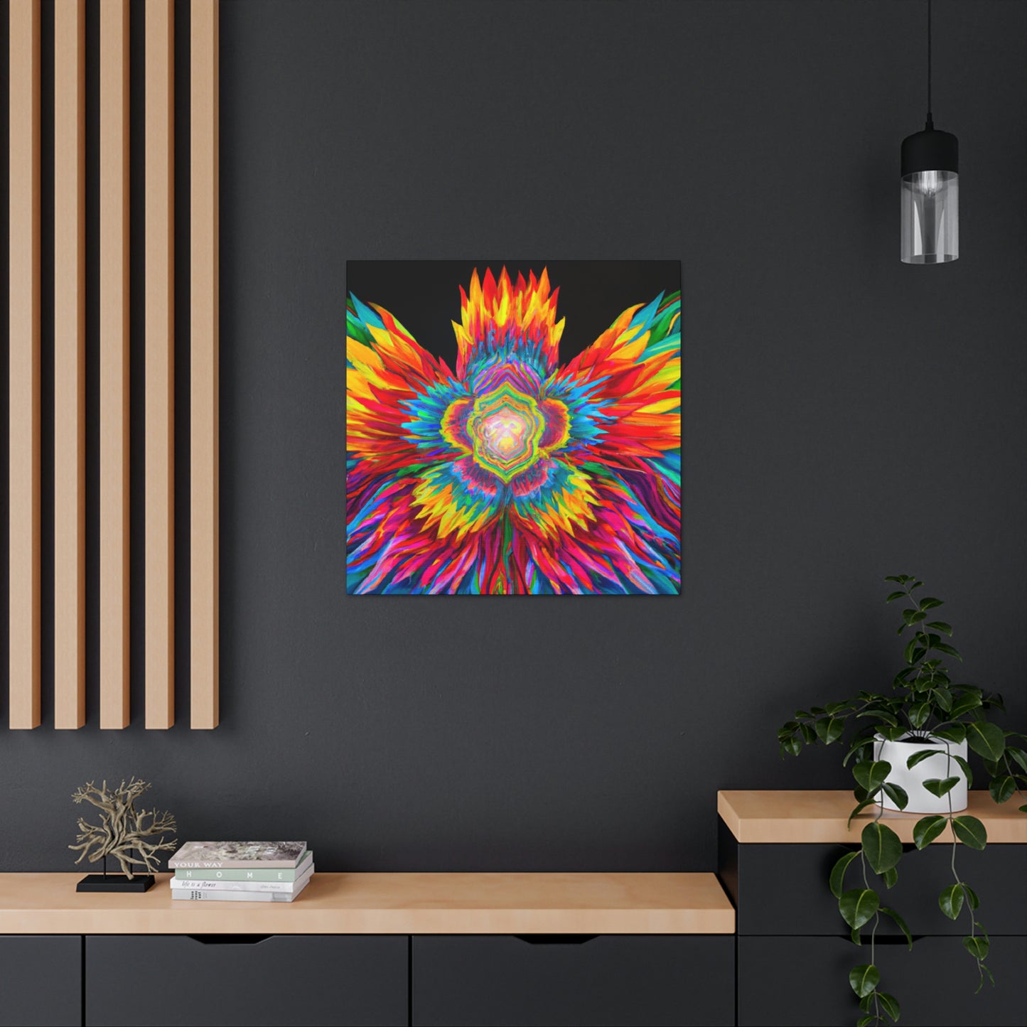 Vivid Botanica. - Canvas
