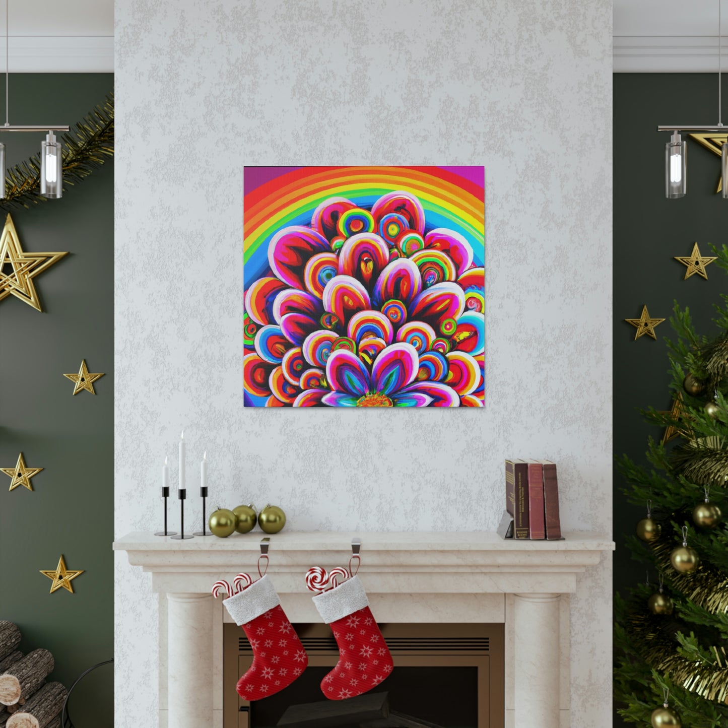 Vivacious Blooms. - Canvas