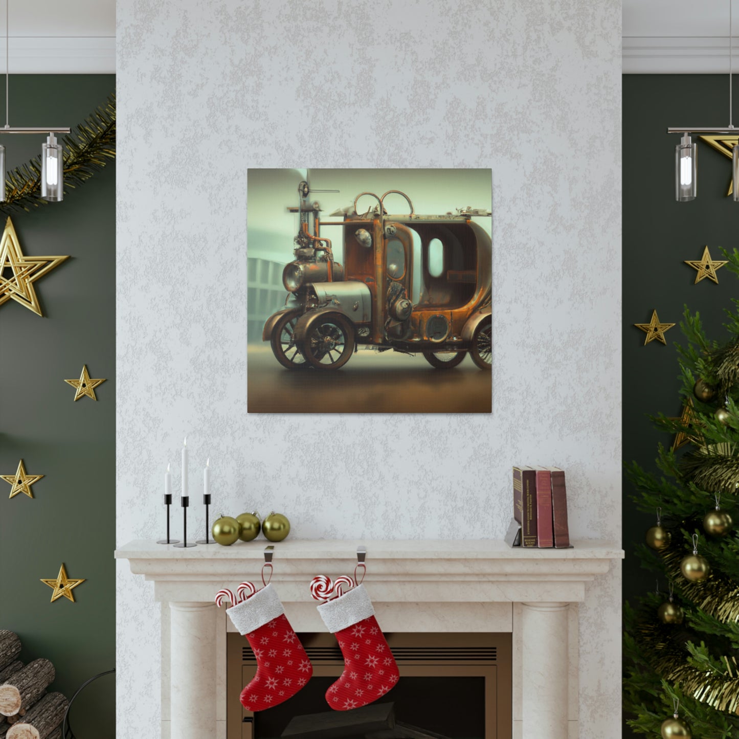 Steampunk Ride. - Canvas
