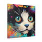 Feline Flourish. - Canvas
