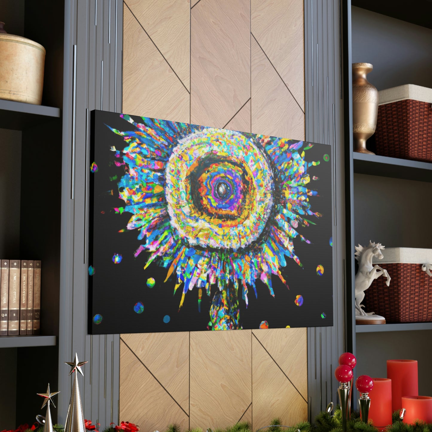 Tri-Bloom Blast - Canvas