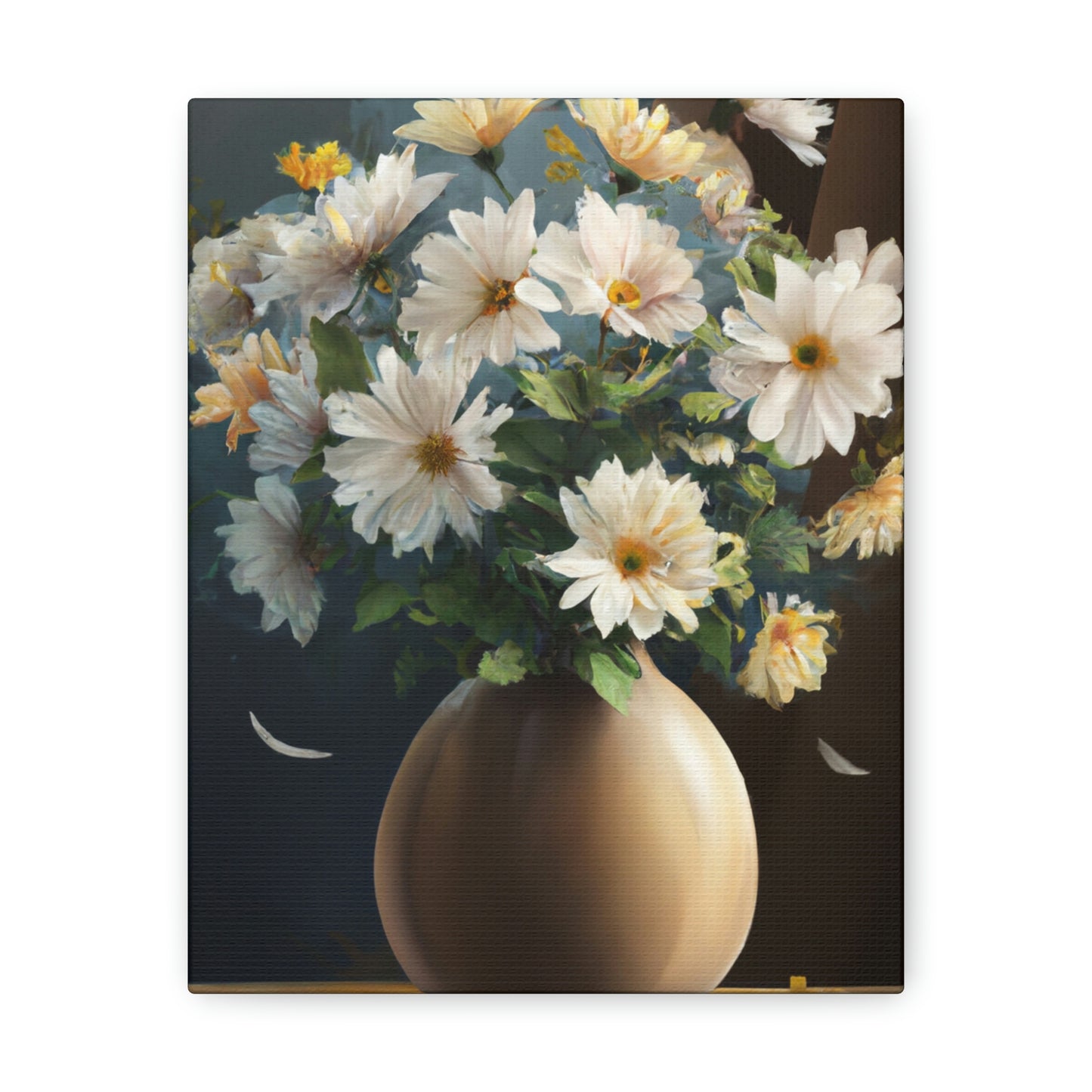 Vase Floral Splendor - Canvas