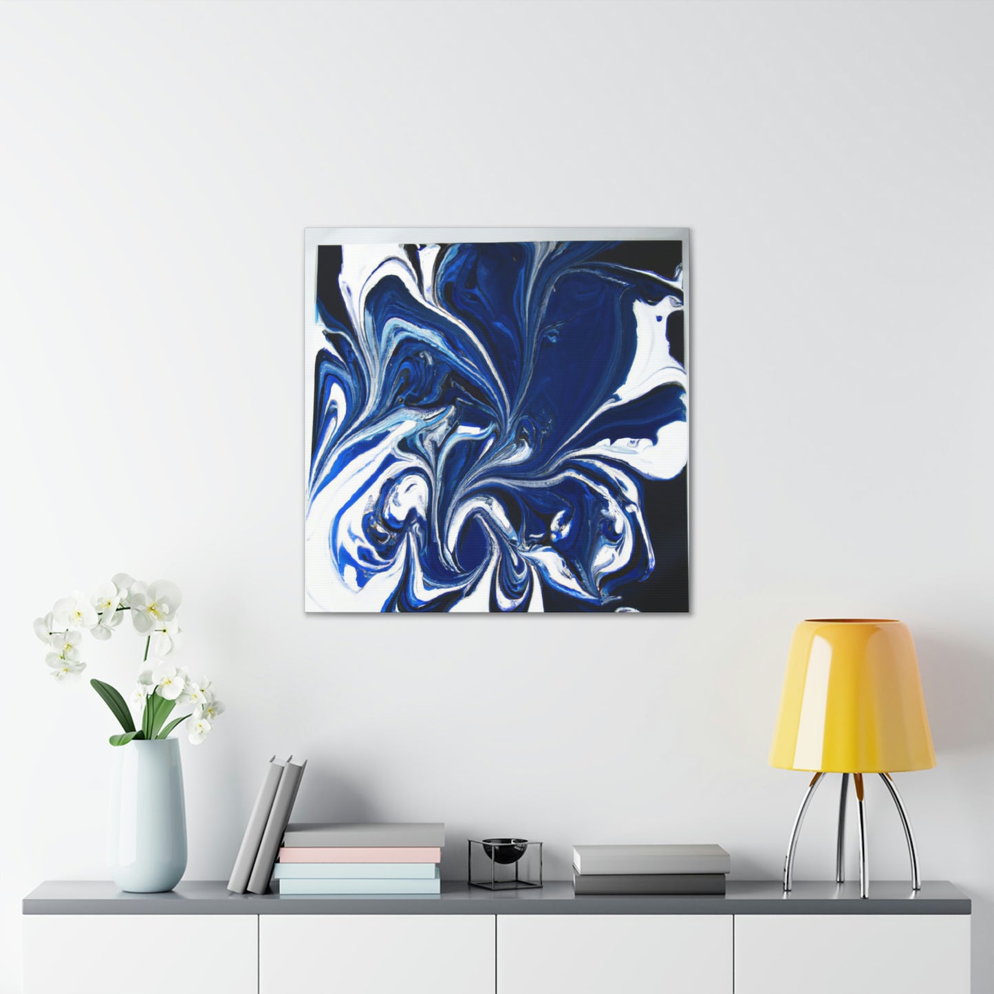 Blue Embrace. - Canvas