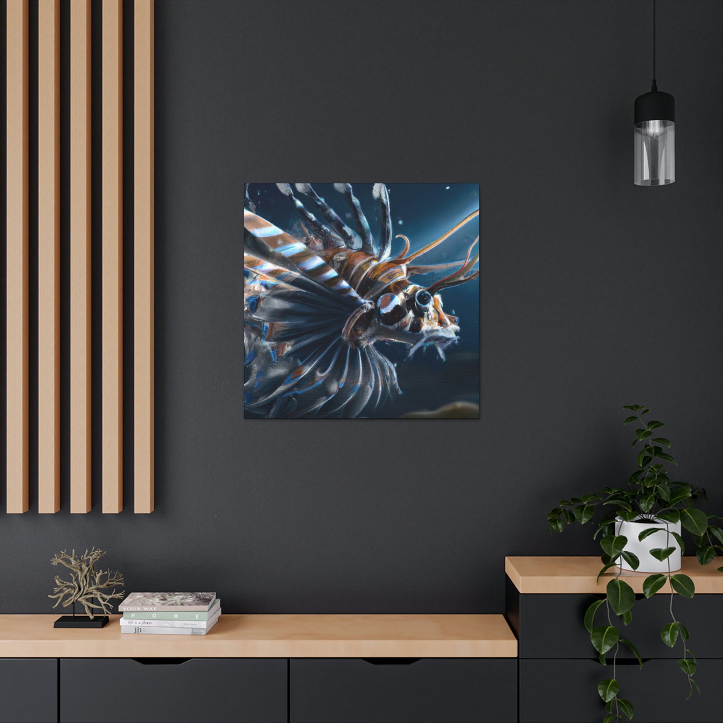 Aquatic Abundance. - Canvas