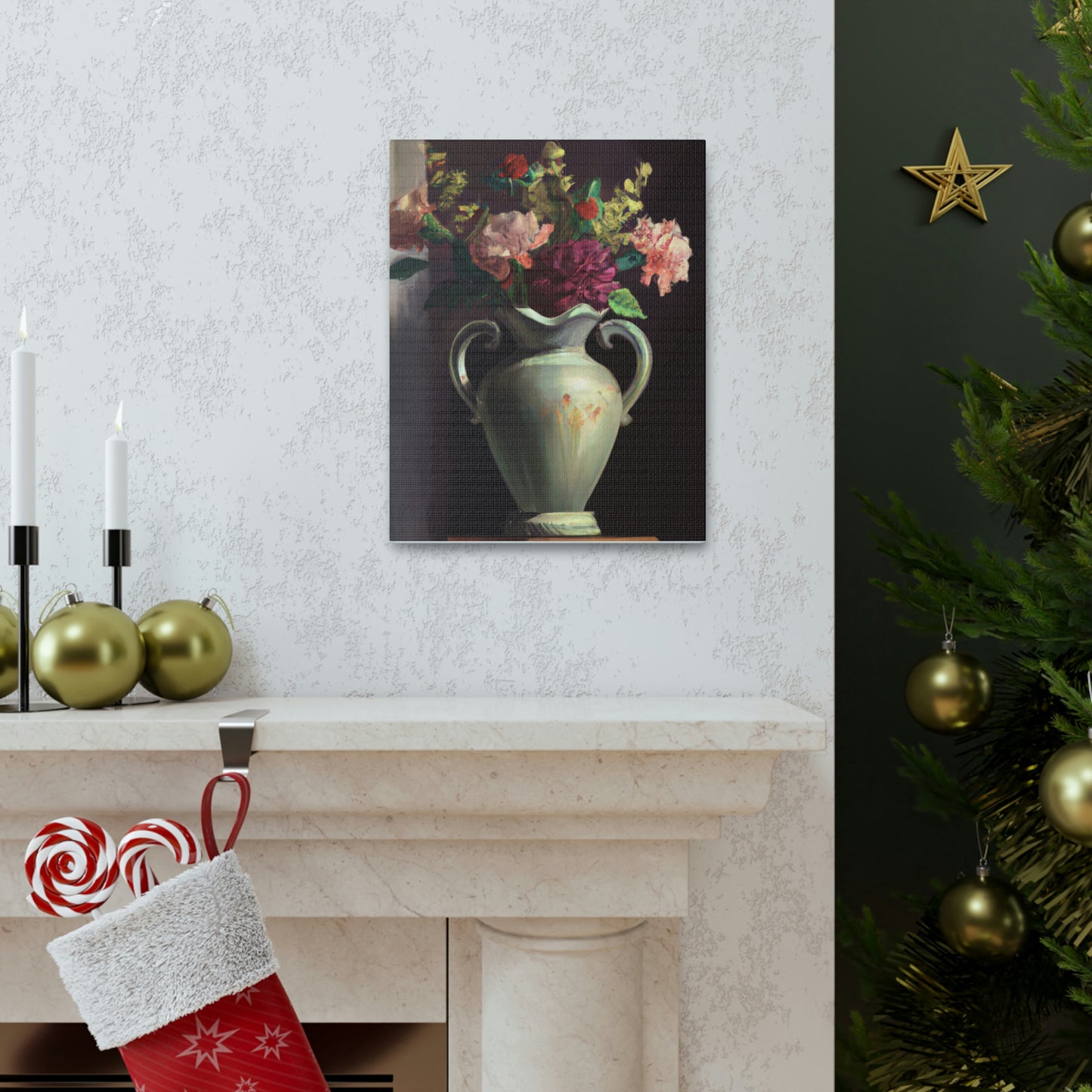 Vase Petal Splendor - Canvas