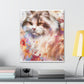 Feline Flora. - Canvas