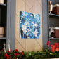 Blue Intricate Tiles - Canvas