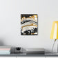 Golden Flux Swirls - Canvas
