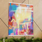 Cosmic Bloom. - Canvas