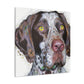 "Pointer Splendor" - Canvas