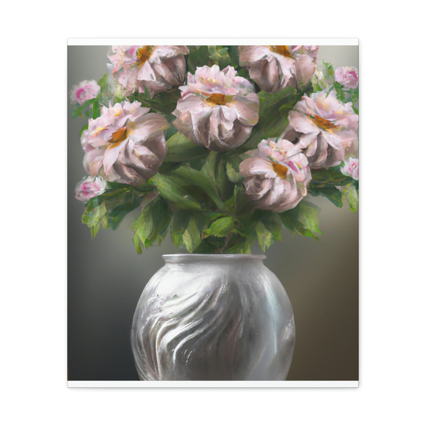 Vase Bouquet Bloom - Canvas