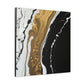 Golden Flow Fusion - Canvas