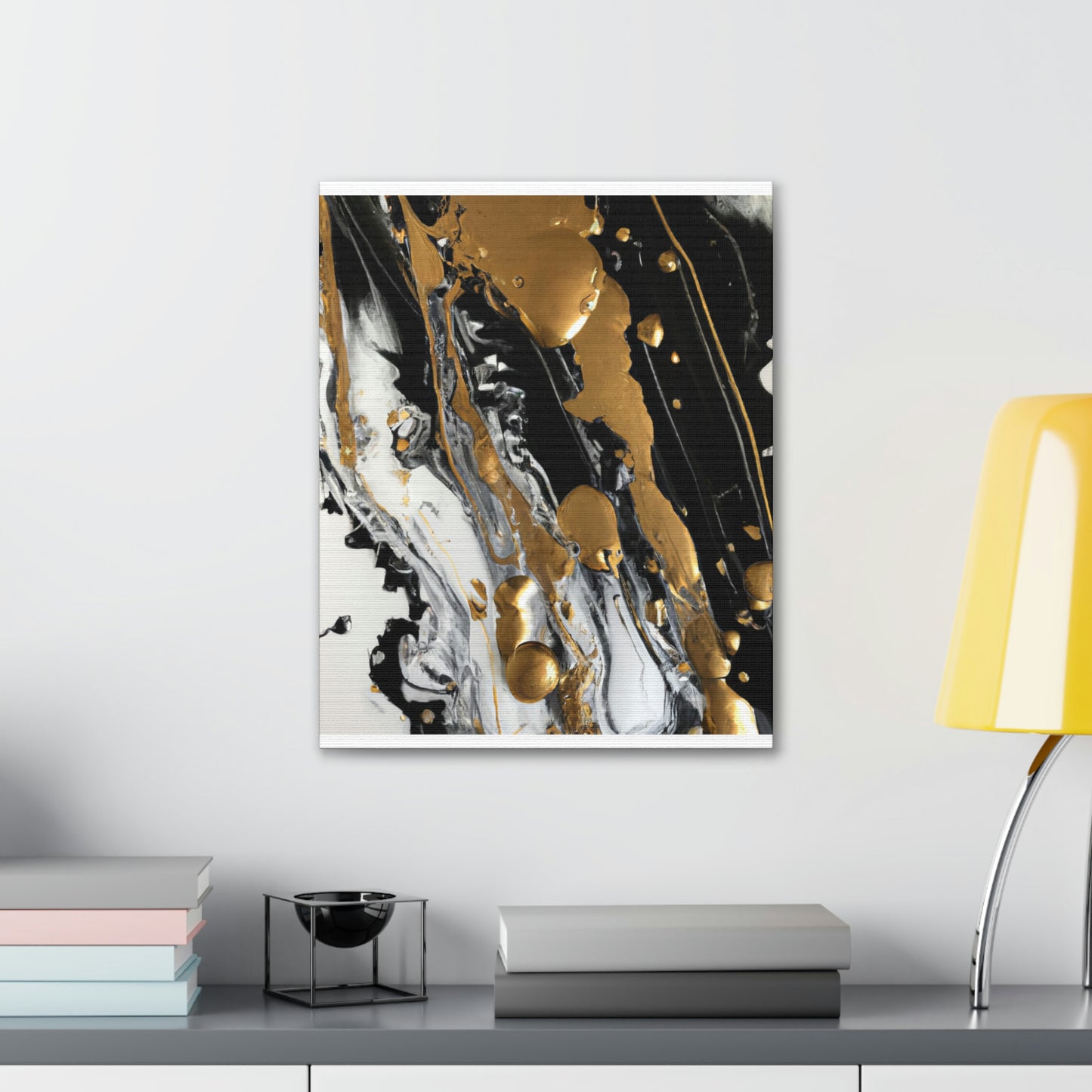 Glittering Noir Luxe - Canvas