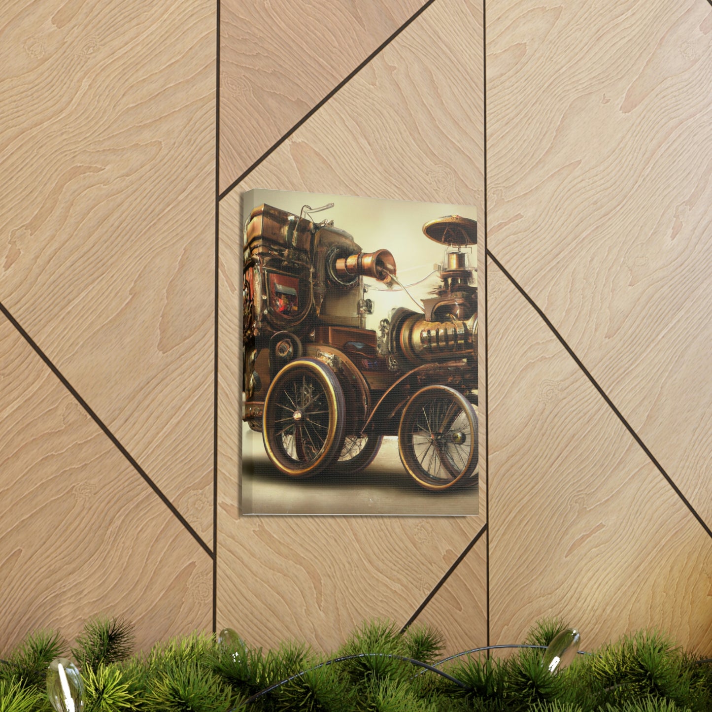 Steampunk Motor. - Canvas