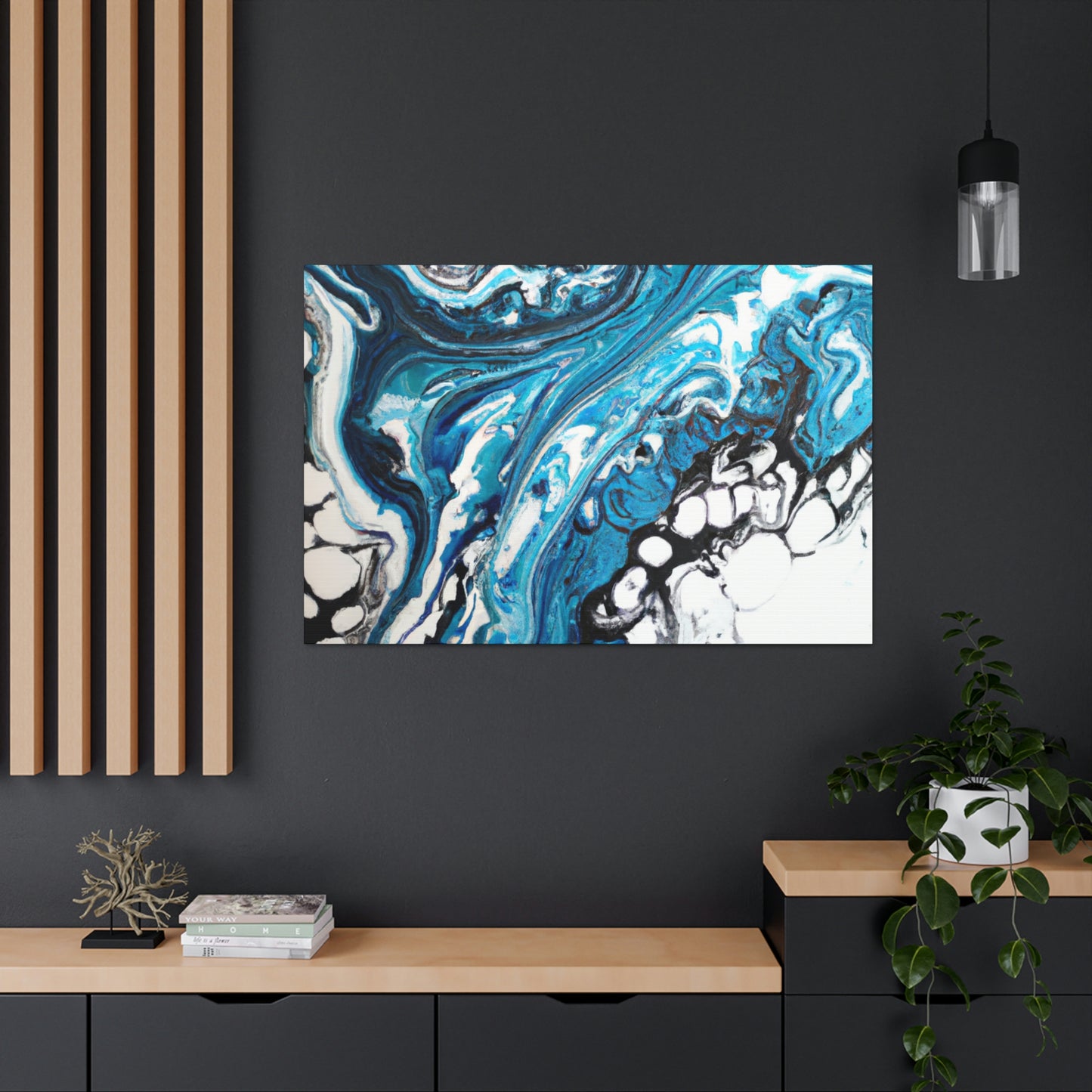 Blue Mirage. - Canvas