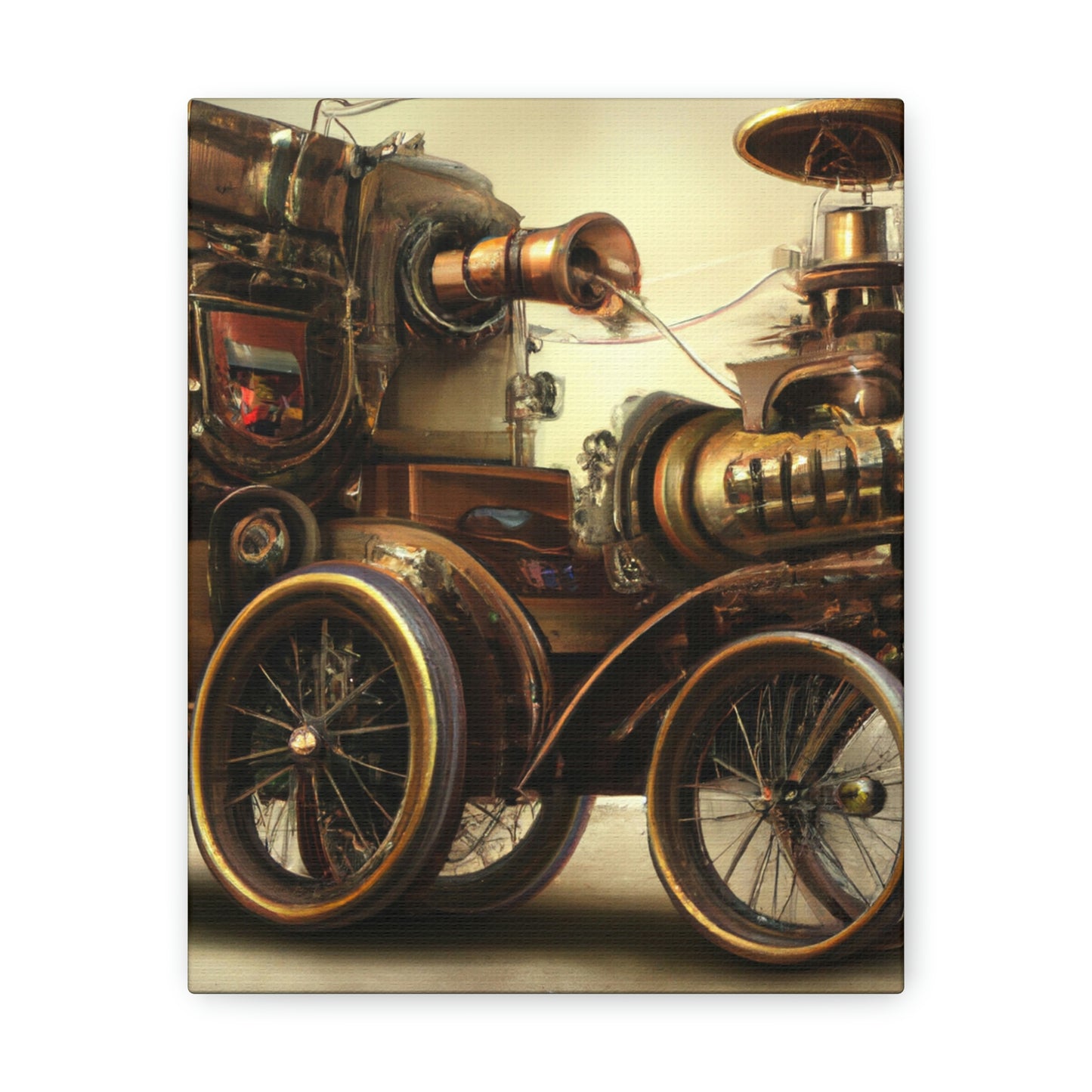 Steampunk Motor. - Canvas