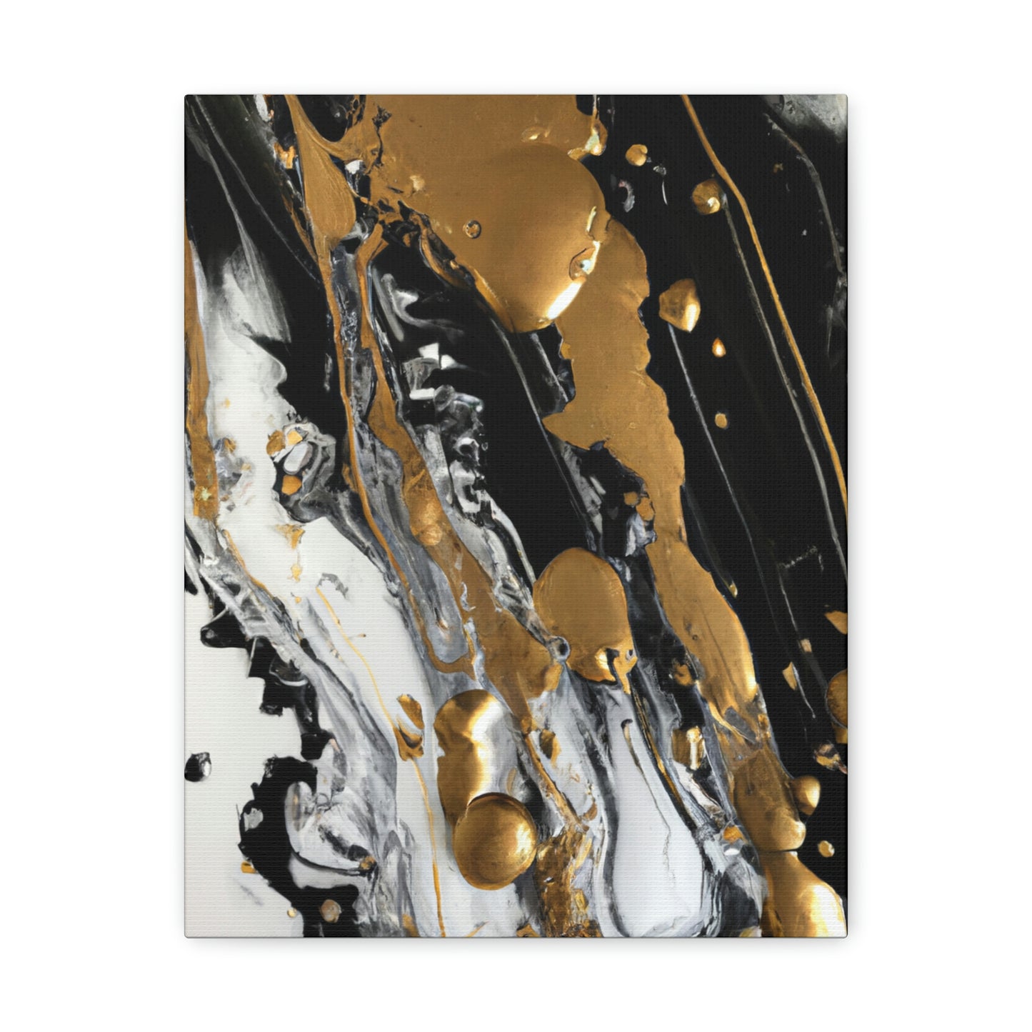 Glittering Noir Luxe - Canvas