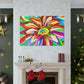 Vivid Floral Vibe. - Canvas