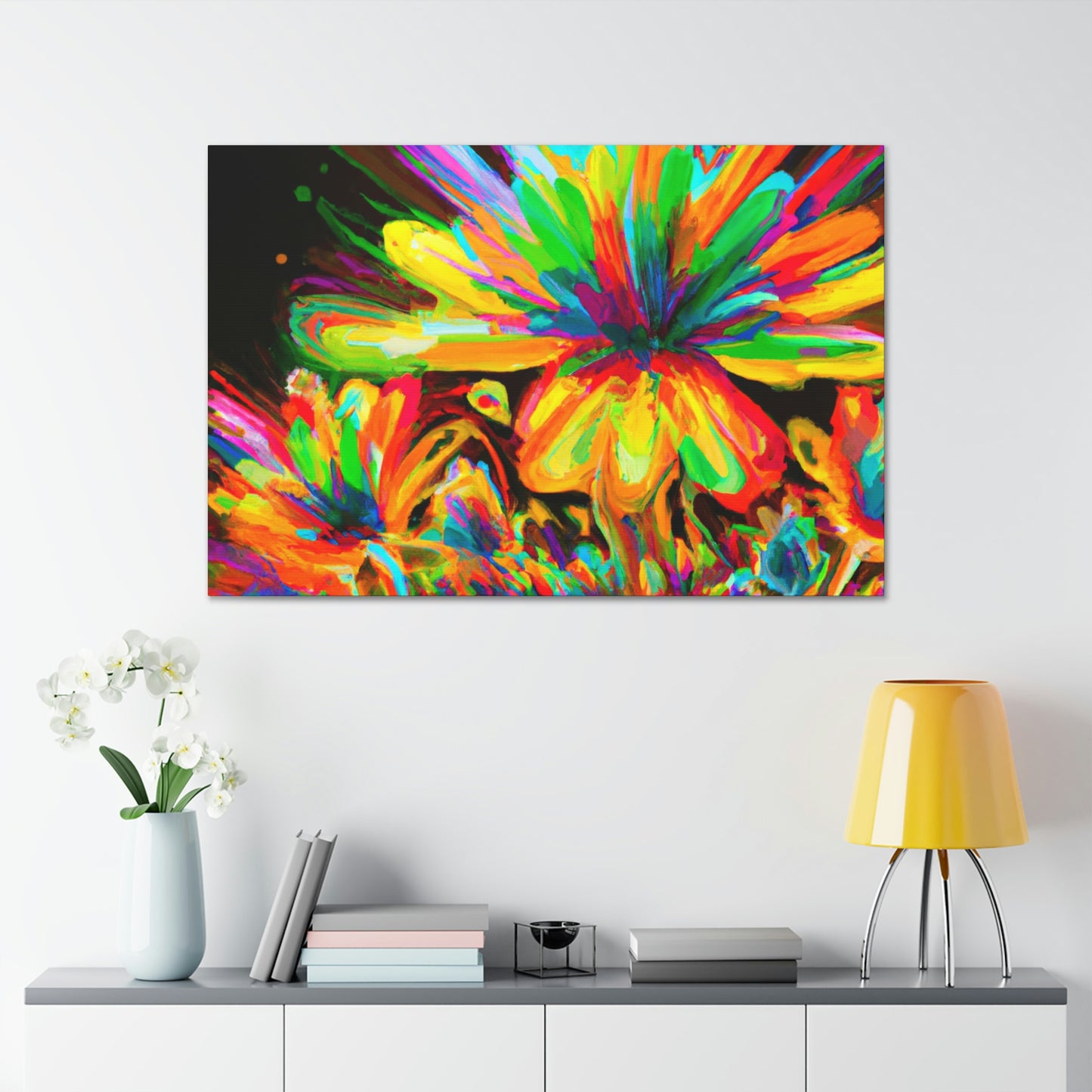 Vivid Bloom. - Canvas