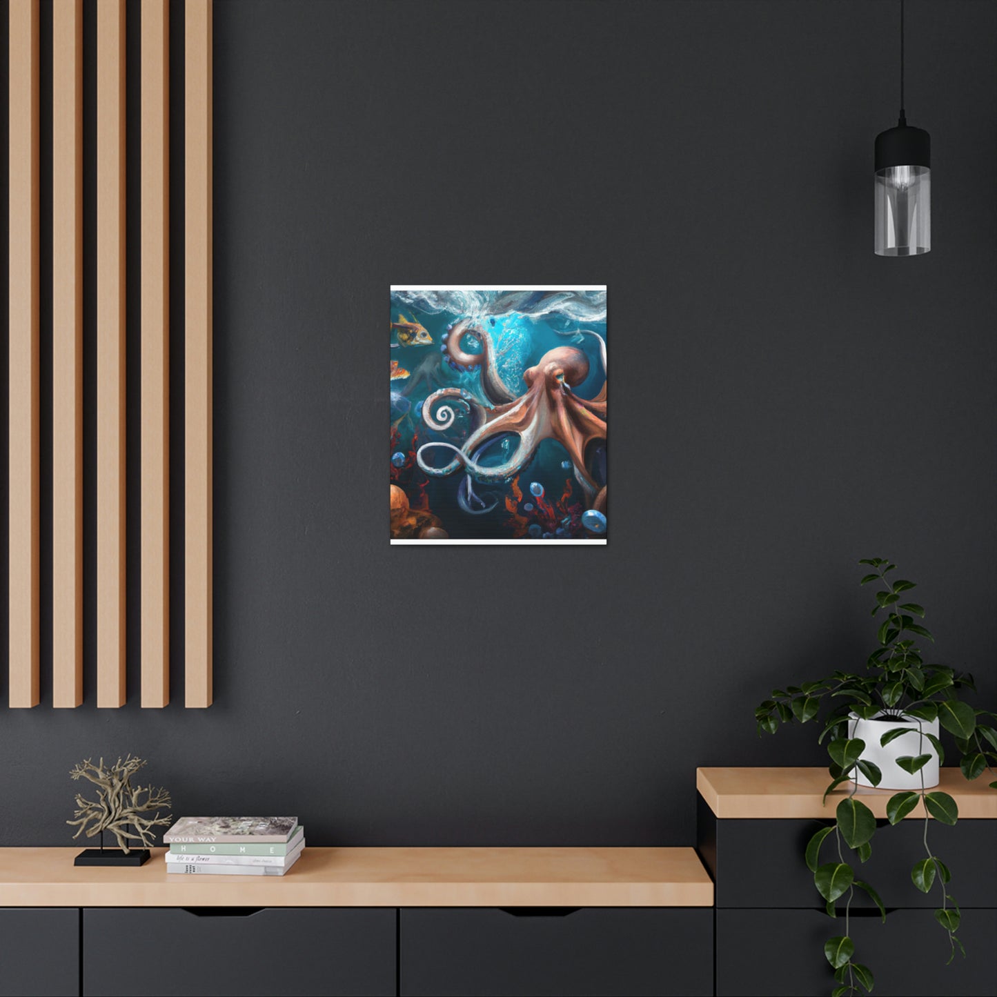 Ocean Marine Glow. - Canvas