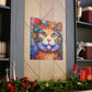 Feline Floral - Canvas