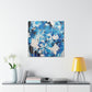 Blue Intricate Tiles - Canvas