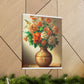 Floral Finesse Honed. - Canvas