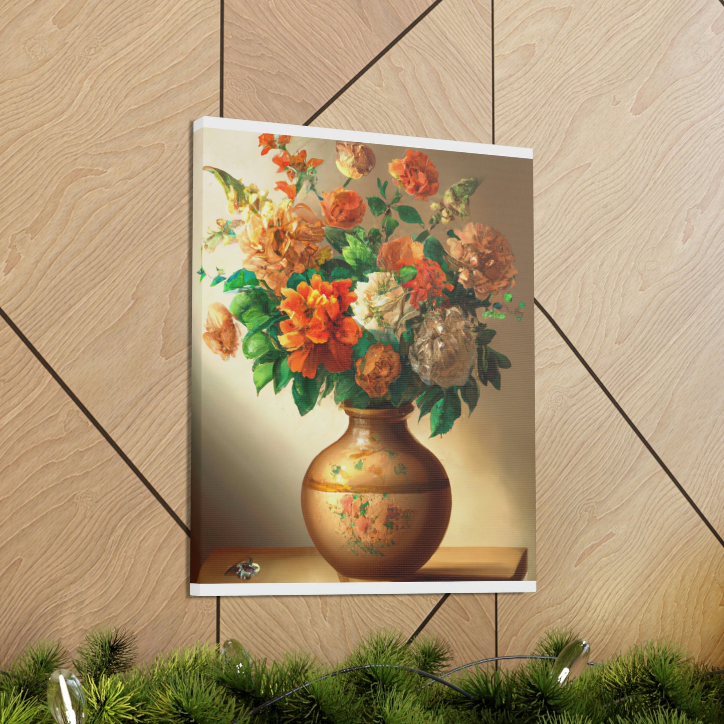 Floral Finesse Honed. - Canvas