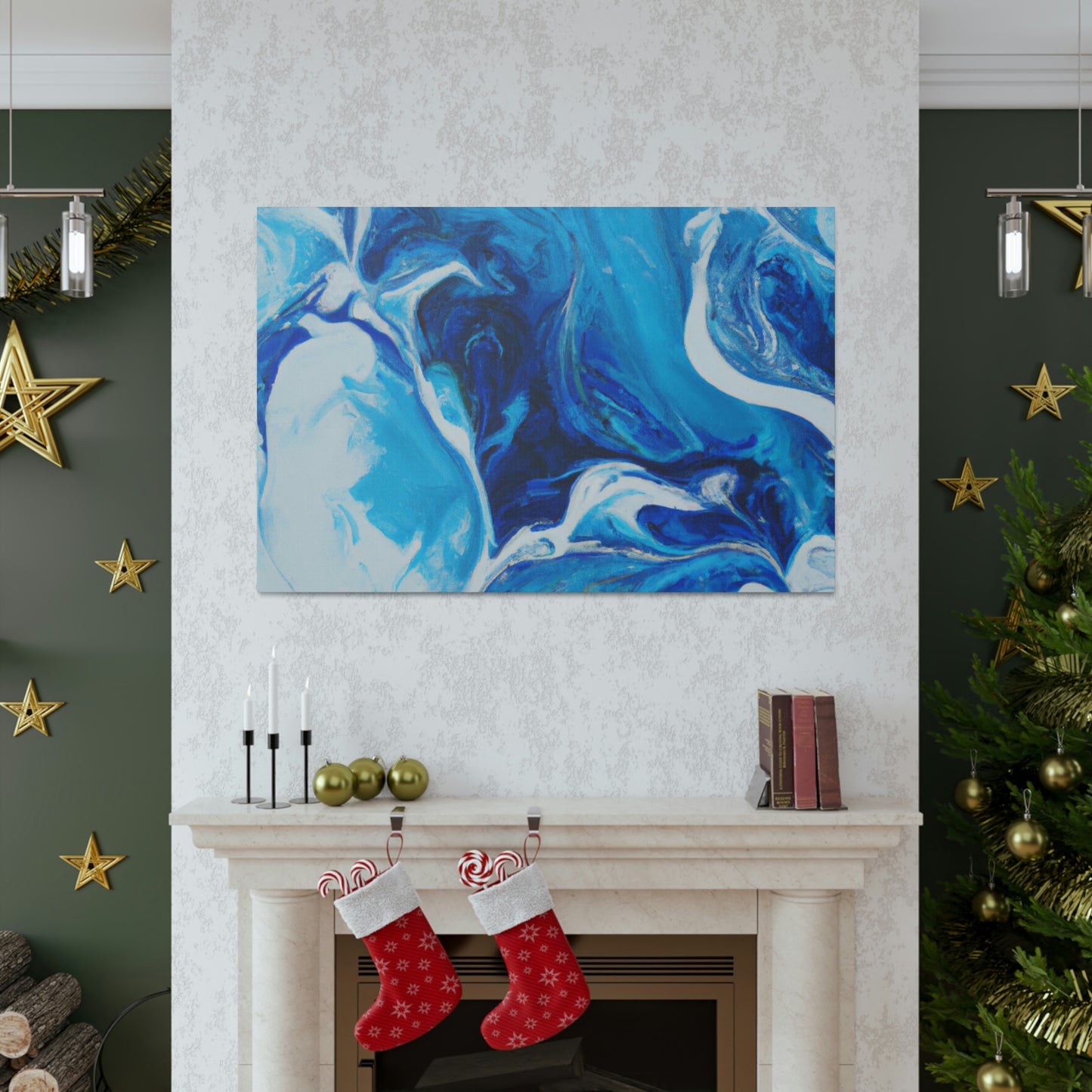 Epic Blue. - Canvas