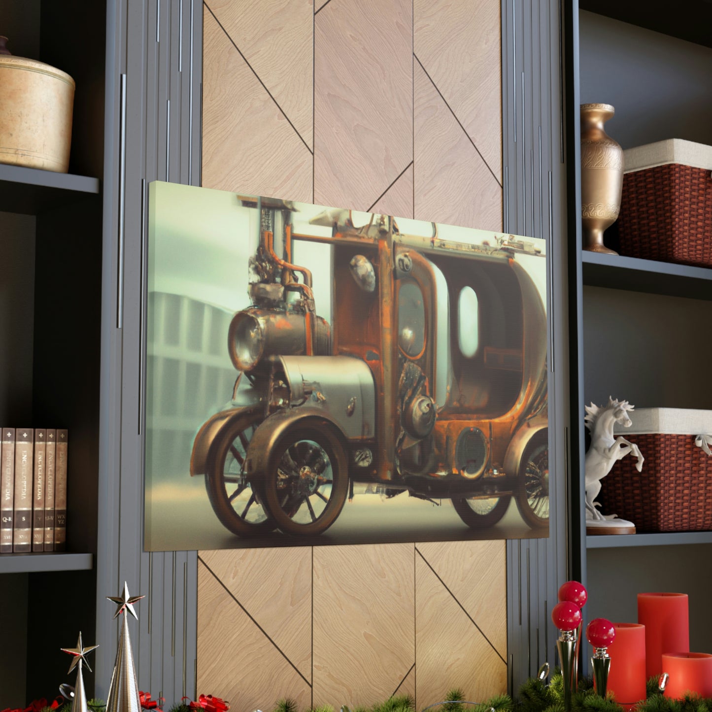 Steampunk Ride. - Canvas