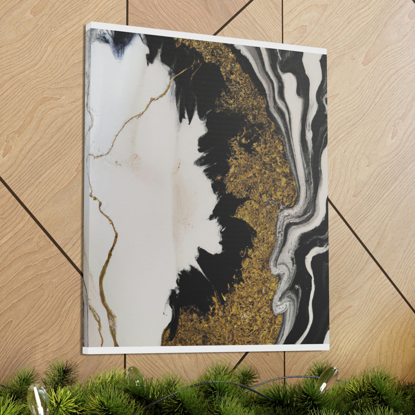 Golden Fusion Art - Canvas
