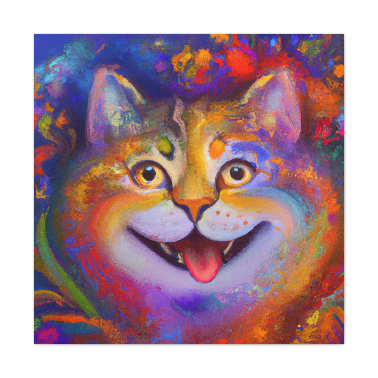 Vivid Feline. - Canvas