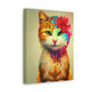 Flower Cat - Canvas