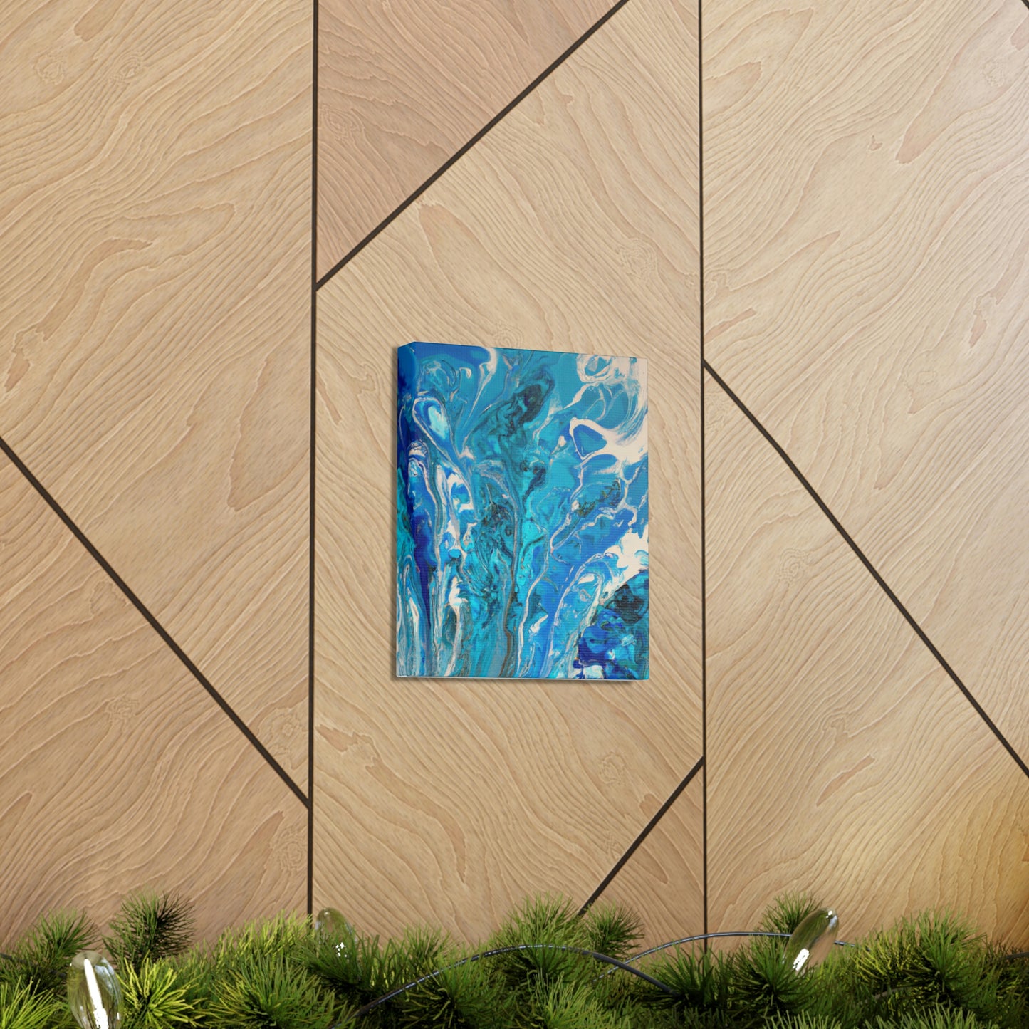 Blue Bliss. - Canvas