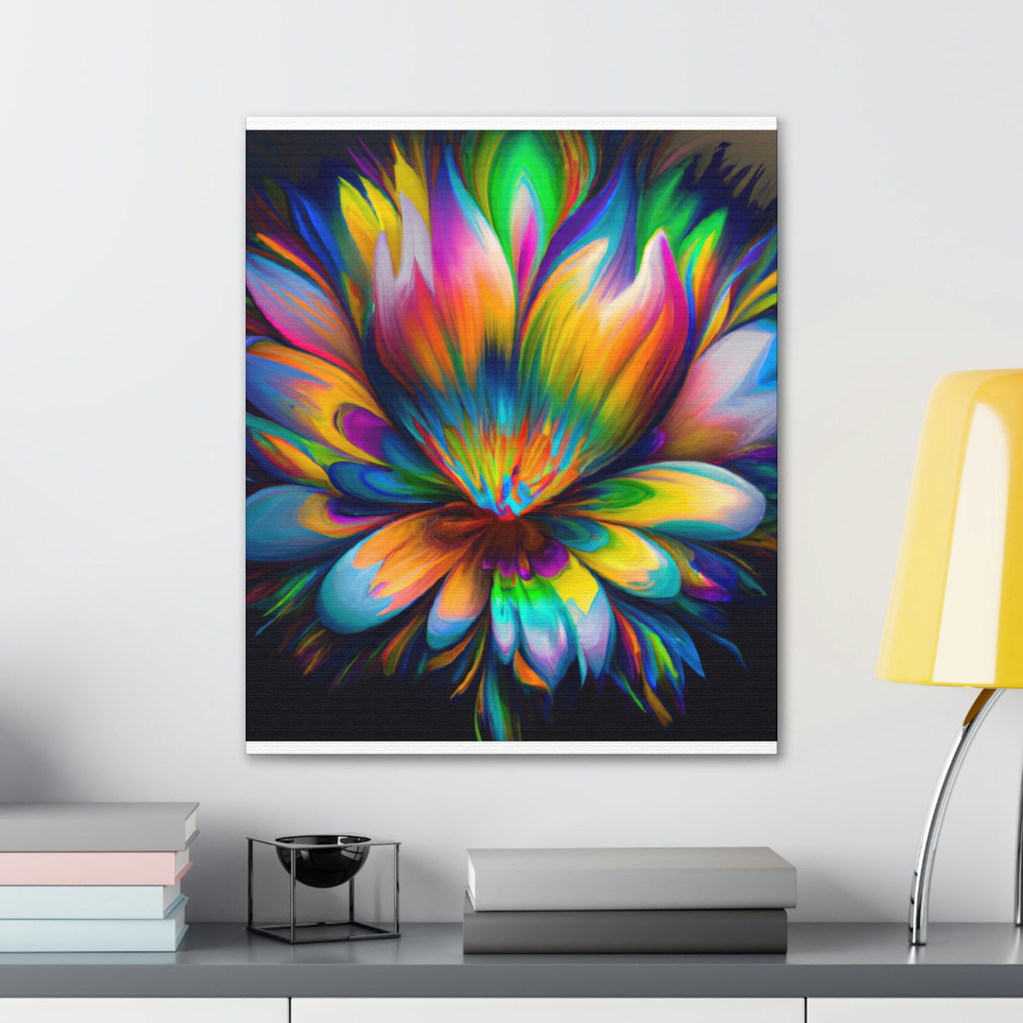 "Psychedelic Bloom" - Canvas