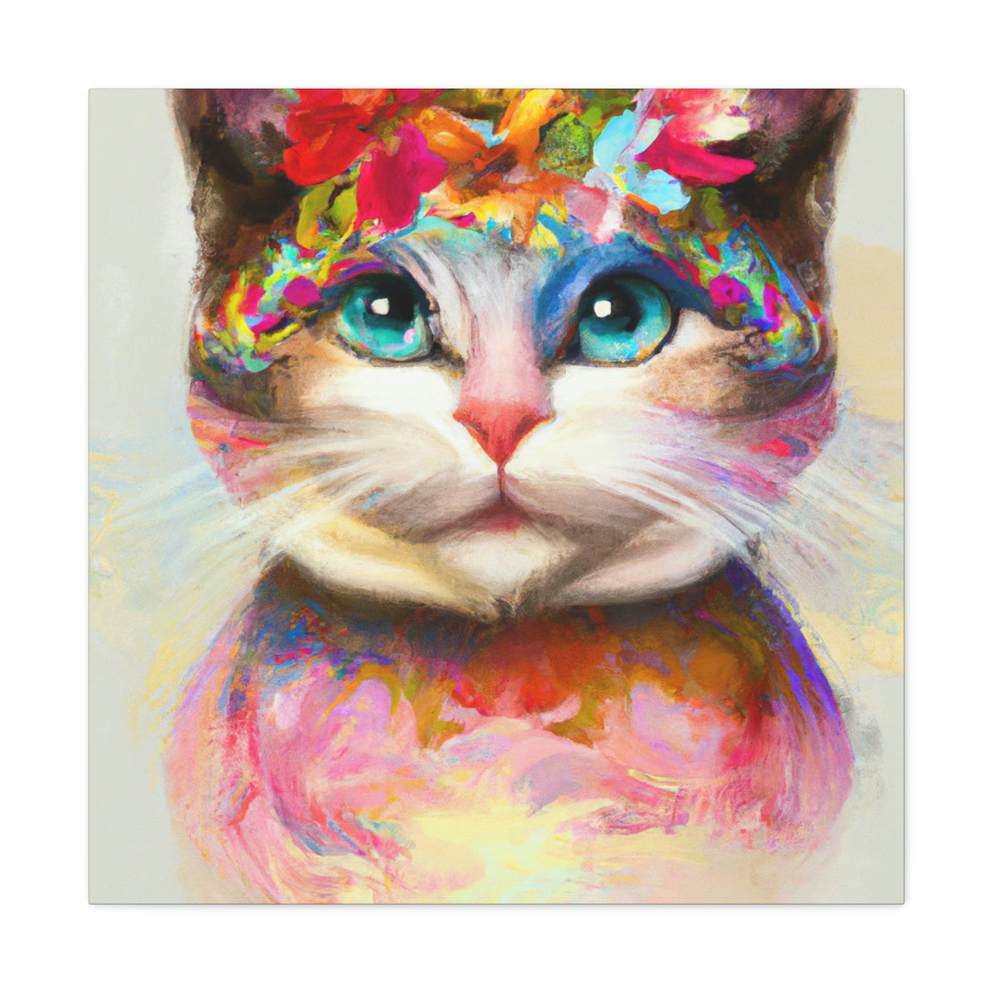 Bloom Cat - Canvas