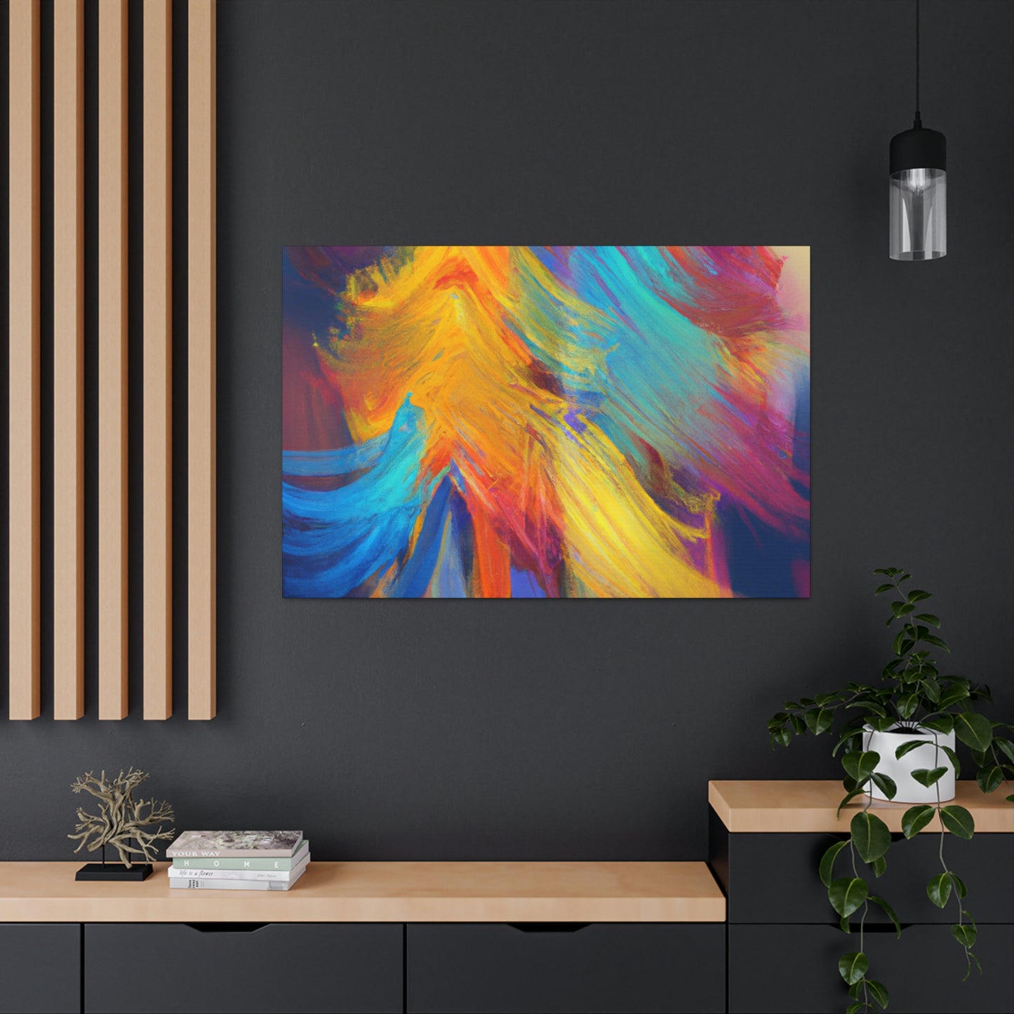 Colorful Brush Cords. - Canvas