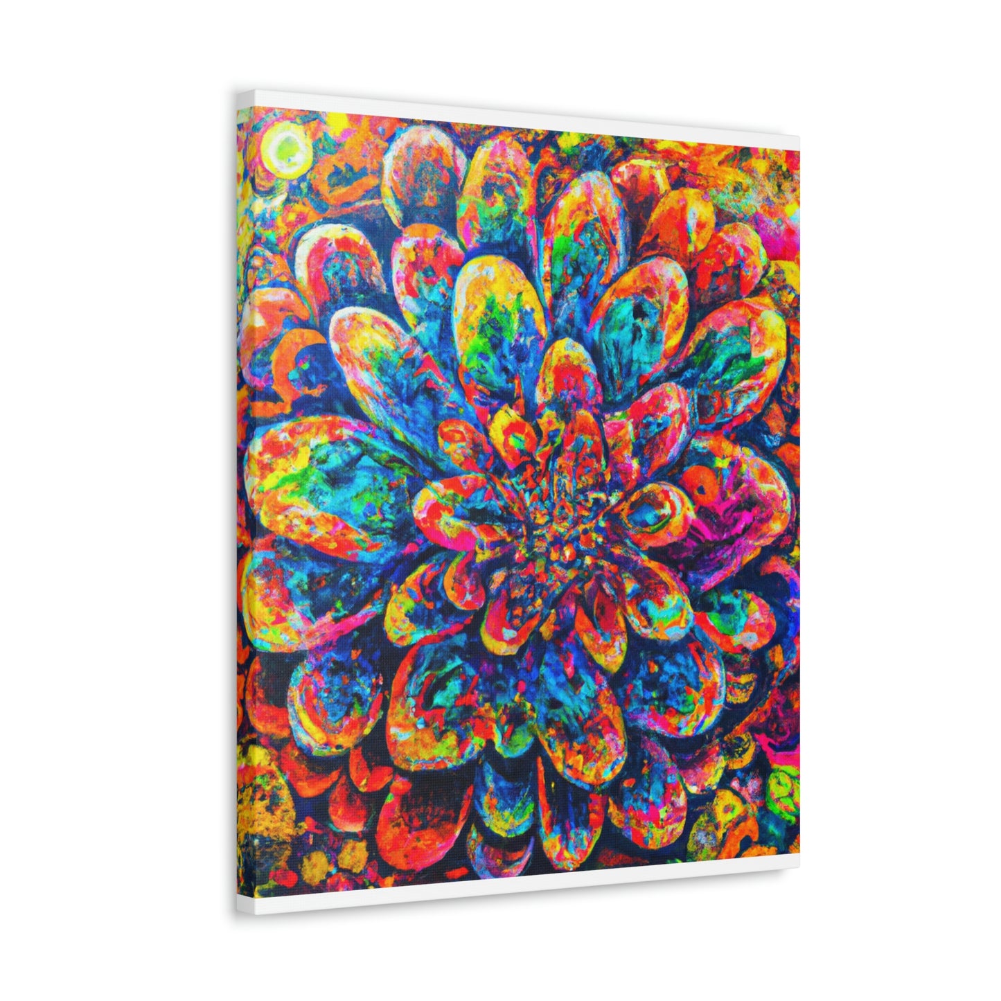 Psychedelic Bloom. - Canvas