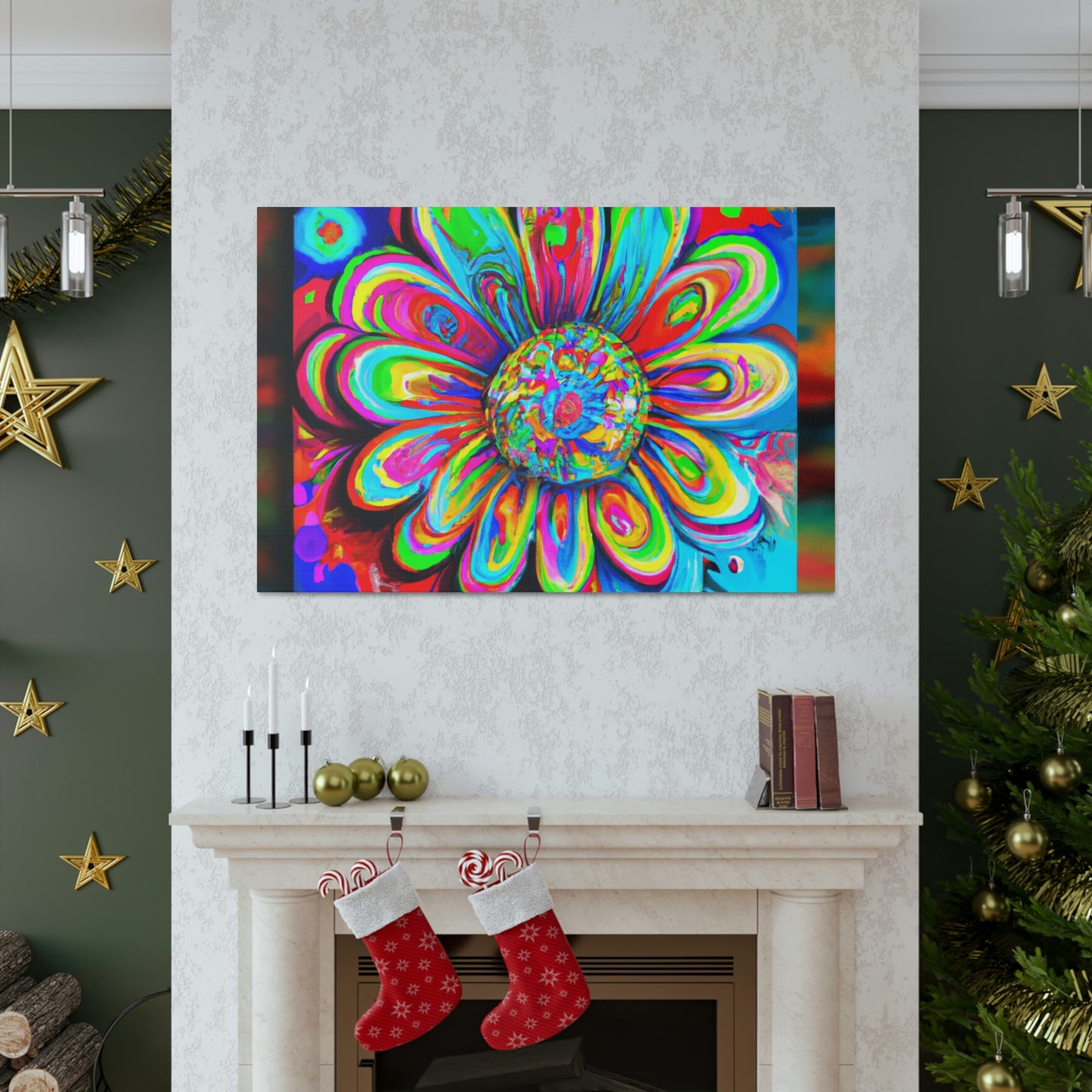Vivid Bloom. - Canvas