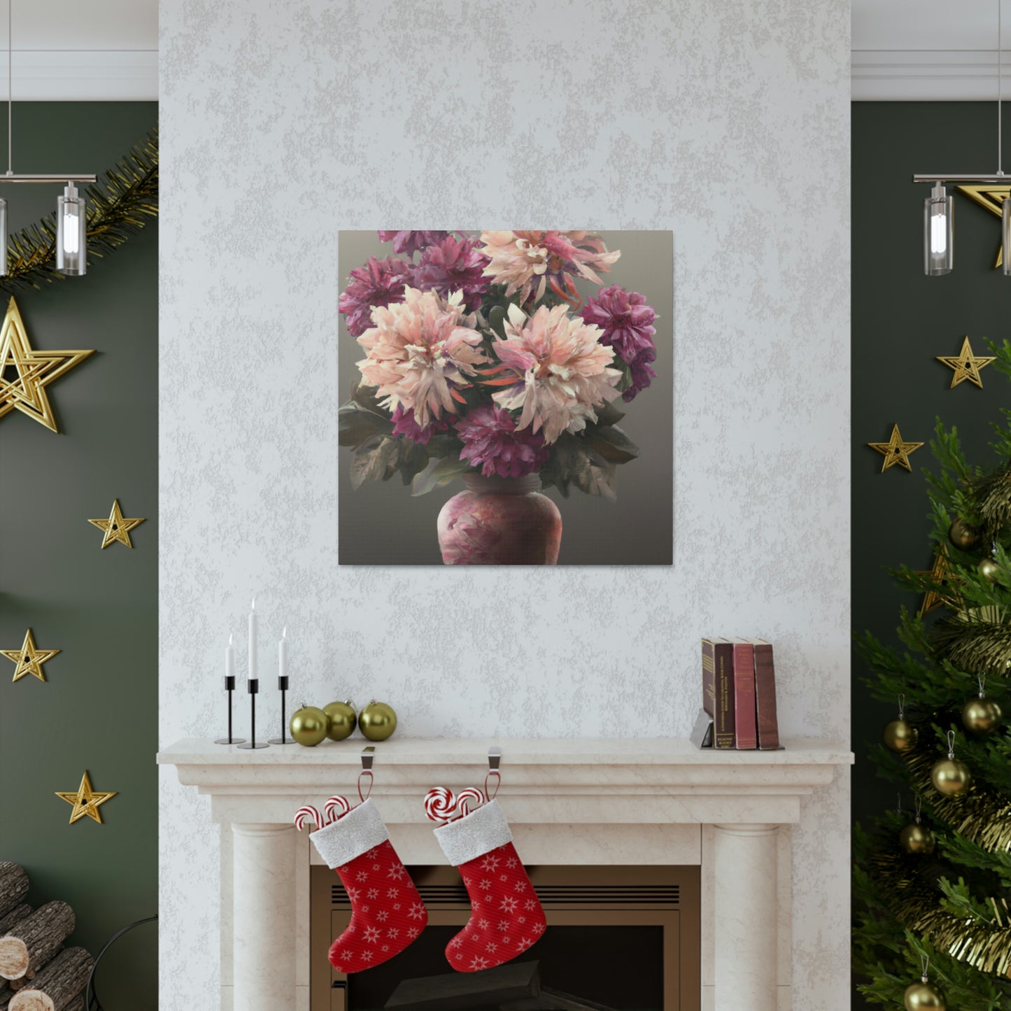 "Floral Finesse Art" - Canvas