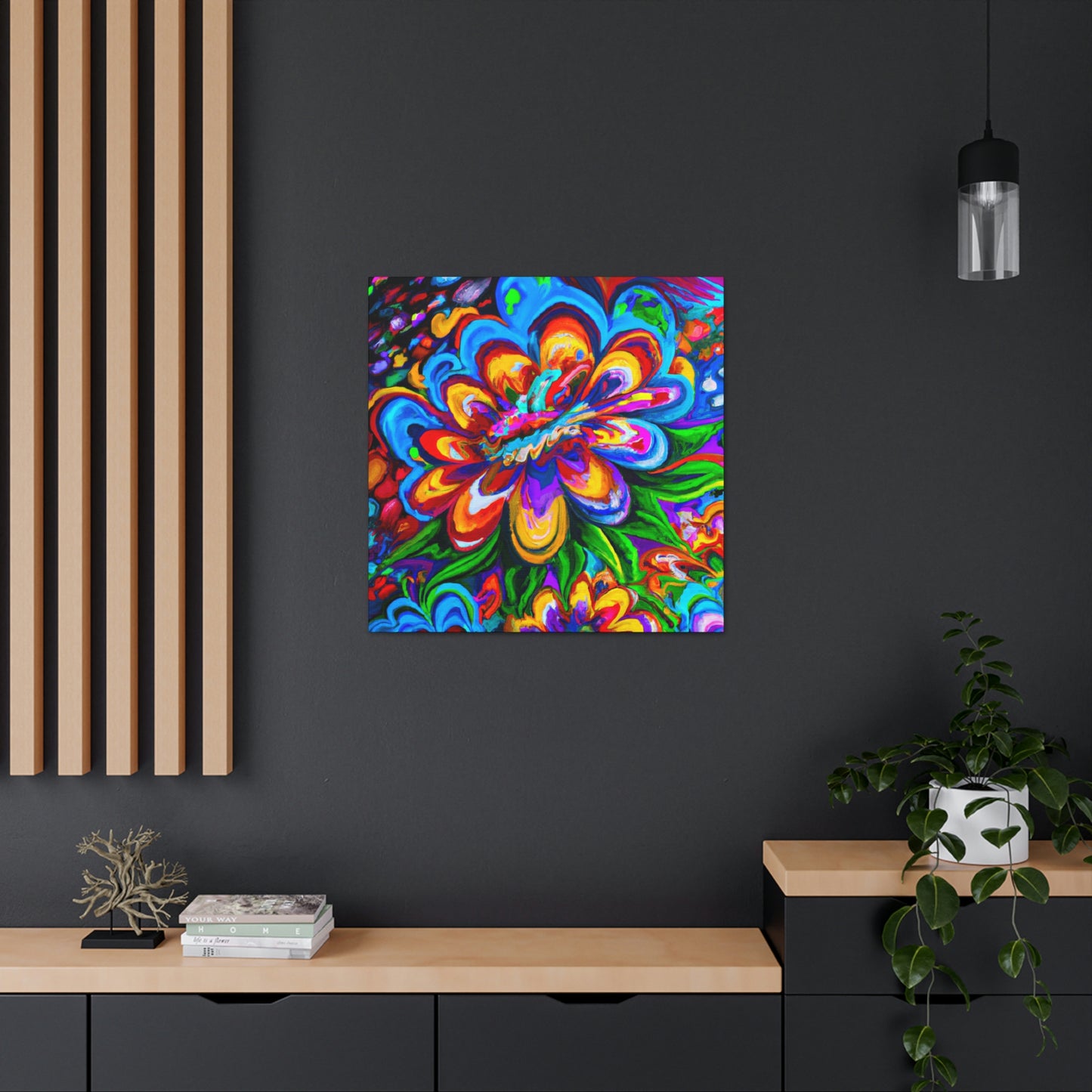 Fantasy Flora. - Canvas