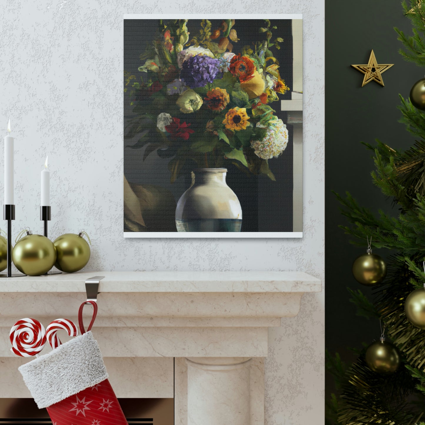 Floral Splendor Dream. - Canvas