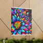"Psychedelic Bloom" - Canvas