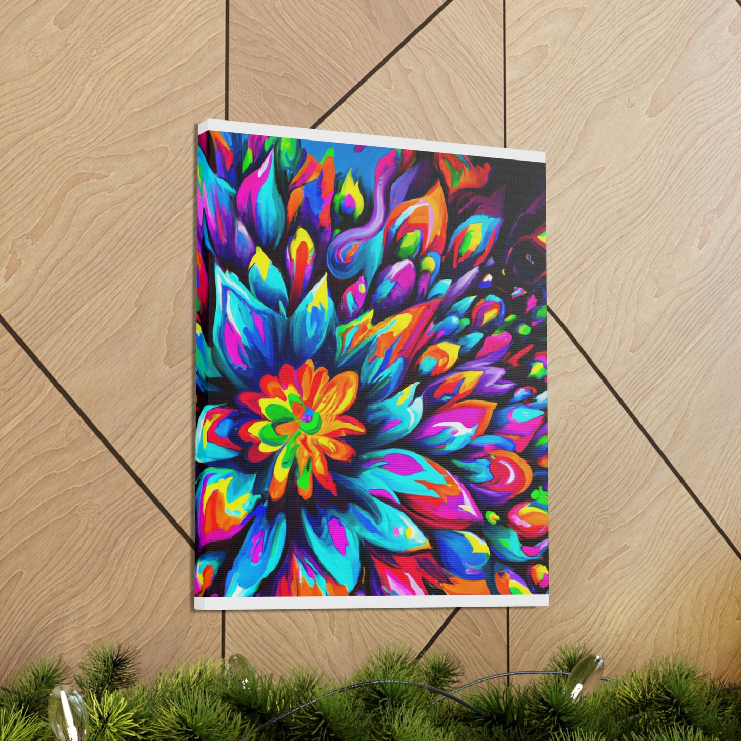 "Psychedelic Bloom" - Canvas