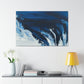 Blue Intricate Flux. - Canvas