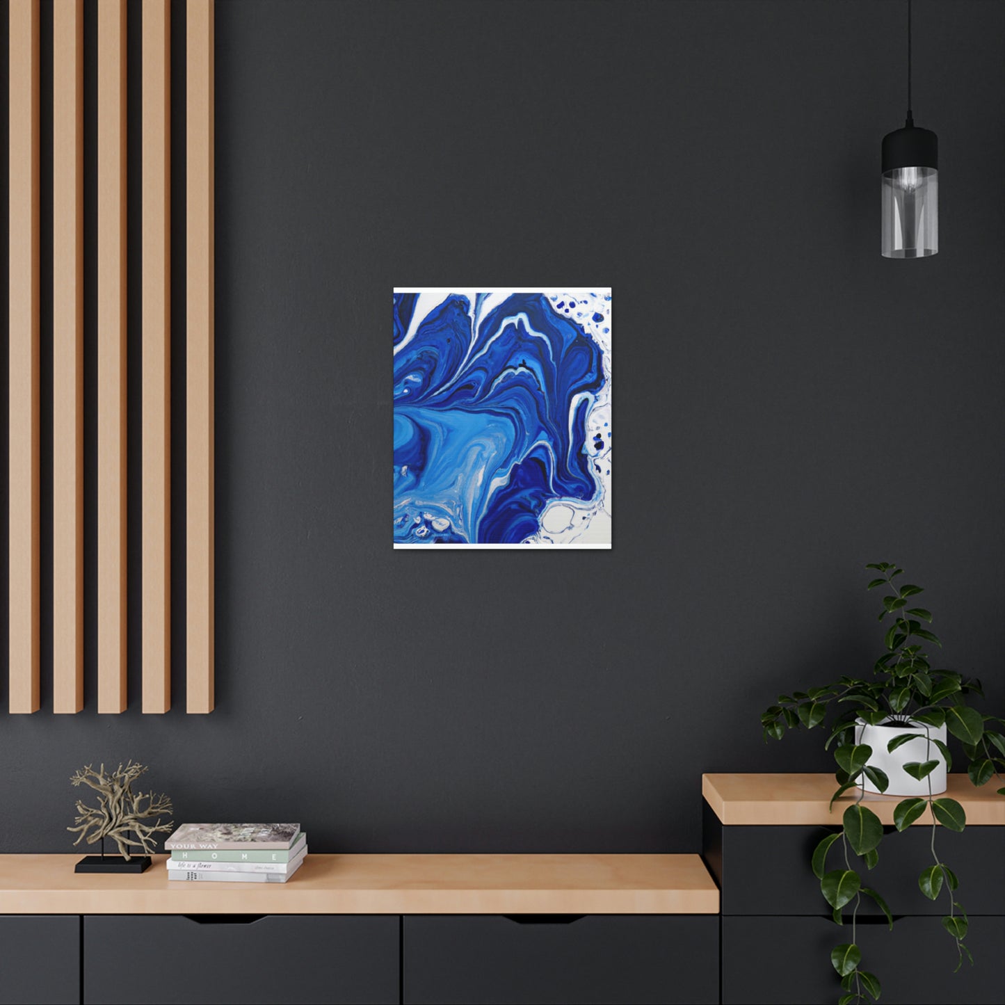 "Aqua Stream" - Canvas