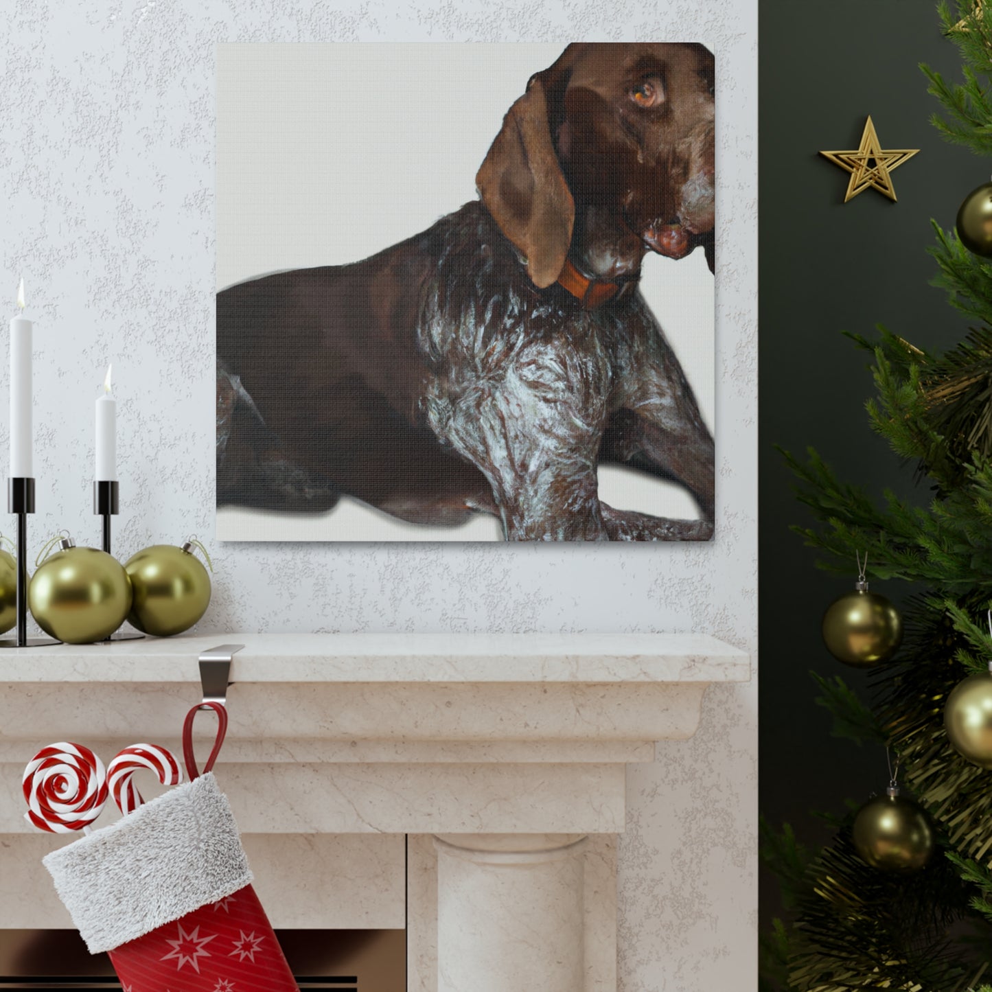 Dog Pointer Splendour - Canvas
