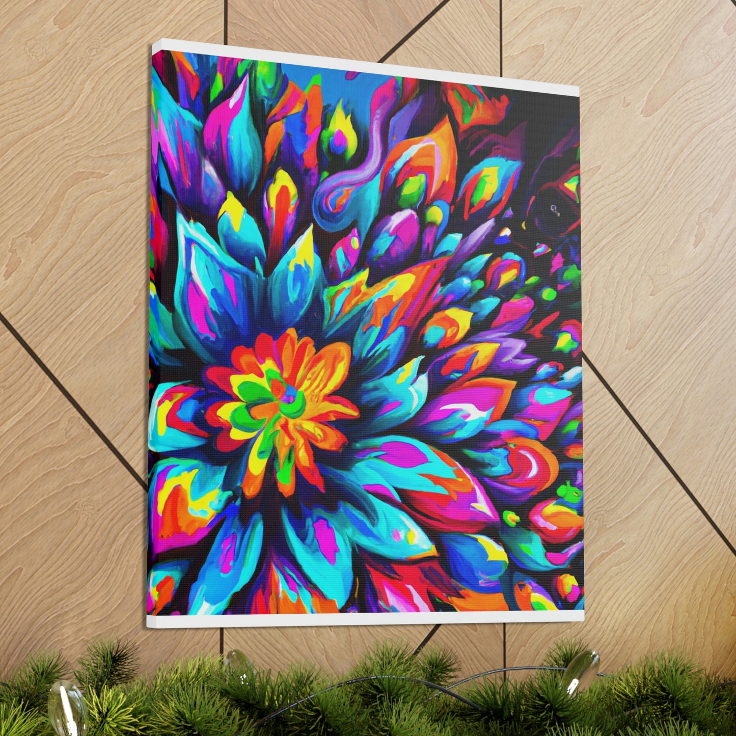 "Psychedelic Bloom" - Canvas