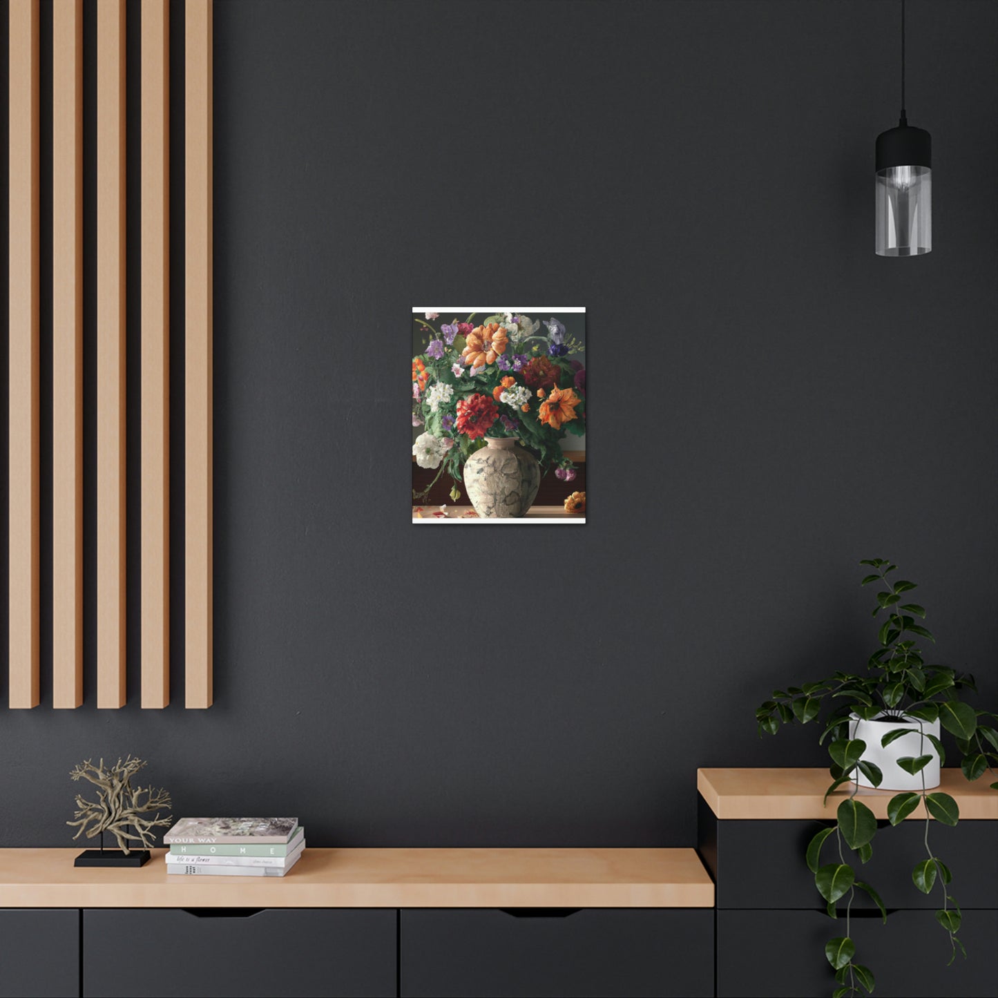 Vibrant Floral Bliss - Canvas